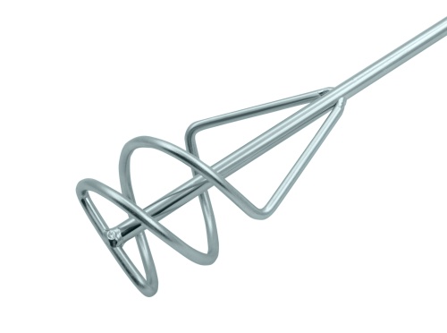 Миксер для песчано-гравийных смесей, 80 х 450 мм, оцинкованный, хвостовик SDS Plus Denzel фото 2