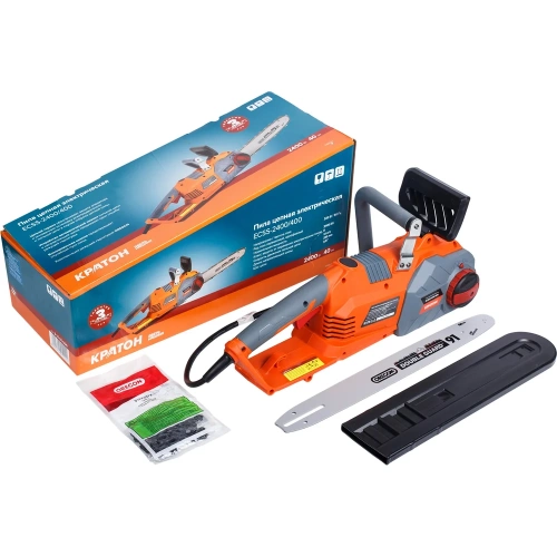 Электрическая цепная пила Кратон Зверь машина ECSS-2400/400 3 14 01 009 фото 4 Электрическая цепная пила Кратон Зверь машина ECSS-2400/400 3 14 01 009 фото 4