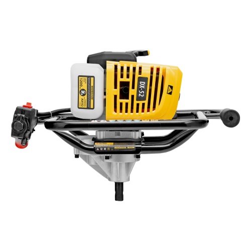 Мотобур DX-52, объем двигателя 52 см3, соединение 20 мм, без шнека Denzel фото 10