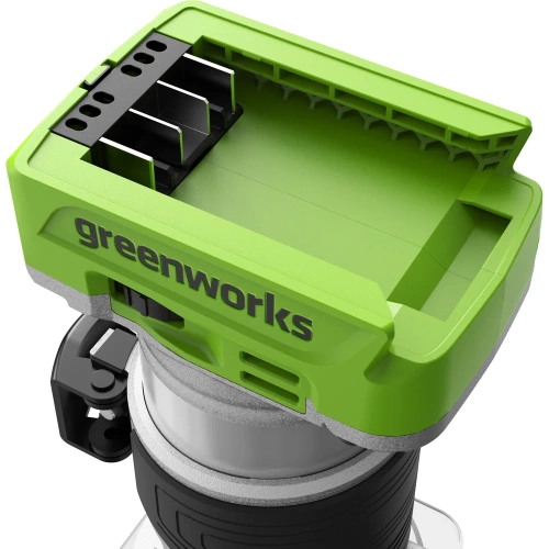 Аккумуляторный фрезер Greenworks 24V, бесщеточный, без АКБ и ЗУ 3502507 фото 8