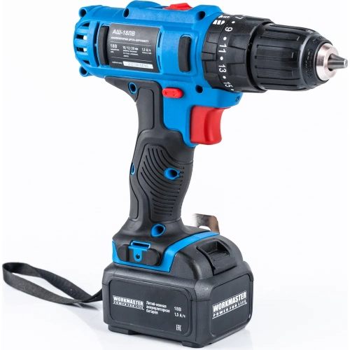 Аккумуляторная дрель-шуруповерт WorkMaster АШ-18ЛВ фото 4 Аккумуляторная дрель-шуруповерт WorkMaster АШ-18ЛВ фото 4