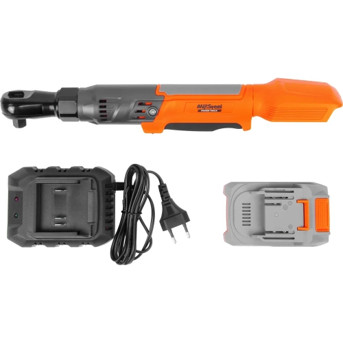 Трещотка аккумуляторная AV Steel AV-CR 18/90 BL (1x2Ah) AV-961405 фото 3 Трещотка аккумуляторная AV Steel AV-CR 18/90 BL (1x2Ah) AV-961405 фото 3