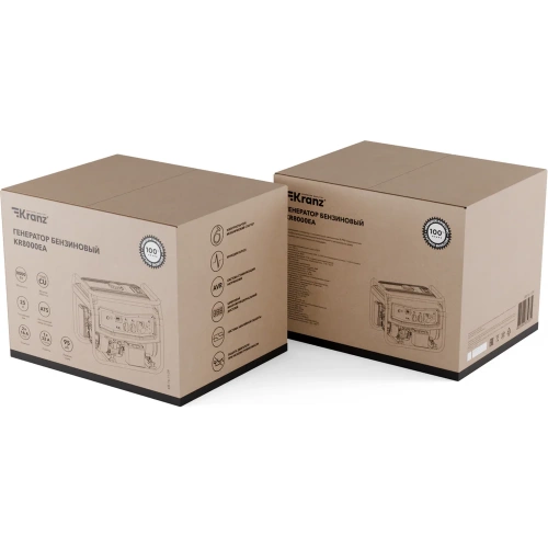 Бензиновый генератор KRANZ KR8000EA 8кВт 25л коннектор автоматики электростартер KR-16-1139 фото 9 Бензиновый генератор KRANZ KR8000EA 8кВт 25л коннектор автоматики электростартер KR-16-1139 фото 9