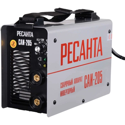 Сварочный инверторный аппарат Ресанта САИ205 65/77 Сварочный инверторный аппарат Ресанта САИ205 65/77
