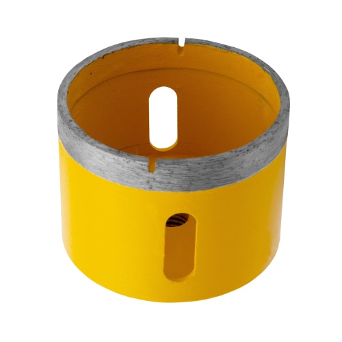 Сверло алмазное по керамограниту, 75 мм, мокрая резка, М14 Denzel Сверло алмазное по керамограниту, 75 мм, мокрая резка, М14 Denzel