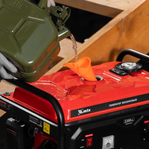Генератор бензиновый RS-3000, 2,2 кВт, 230В, ручной стартер MTX фото 22