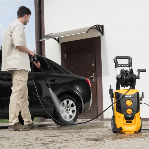 Моечная машина высокого давления R-180D, 2200 Вт, 180 бар, 380 л/ч, с барабаном Denzel фото 28 Моечная машина высокого давления R-180D, 2200 Вт, 180 бар, 380 л/ч, с барабаном Denzel фото 28