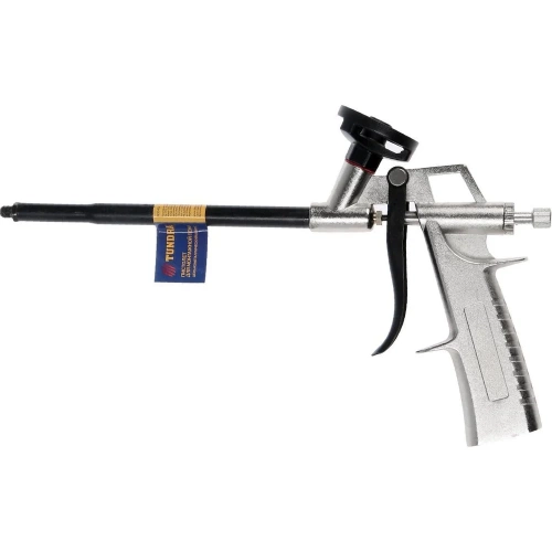 Пистолет для монтажной пены ТУНДРА цельнометаллический корпус 1935492 фото 4