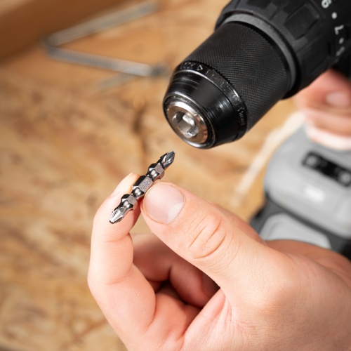 Набор бит двухстор., PH2-PH2х45мм, PZ2-PZ1х45мм, сталь S2, 2 шт. Gross фото 12