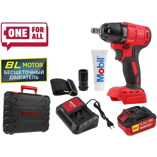 Аккумуляторный ударный гайковерт WORTEX CWR 0318 ALL1 0329229 фото 3 Аккумуляторный ударный гайковерт WORTEX CWR 0318 ALL1 0329229 фото 3