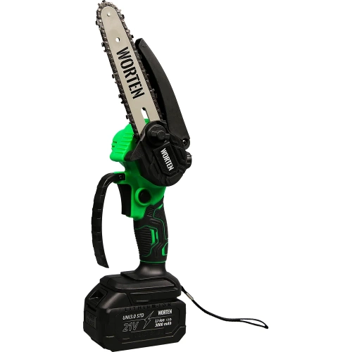 Пила цепная WORTEN 1х3.0Ач шина 6 дюймов с автоматической подачей масла КА-90000717 фото 4 Пила цепная WORTEN 1х3.0Ач шина 6 дюймов с автоматической подачей масла КА-90000717 фото 4