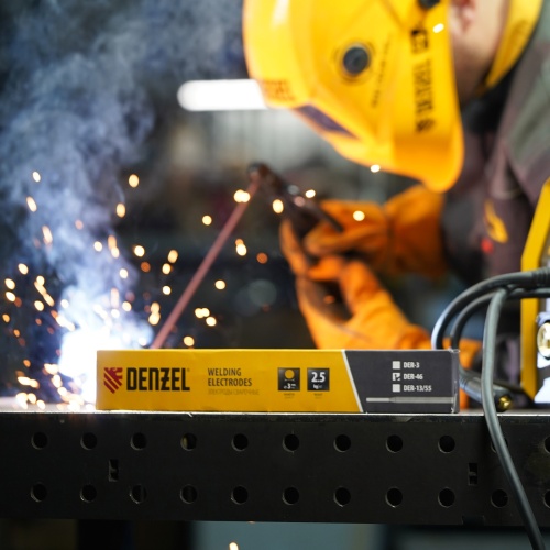 Электроды DER-46, диам. 3 мм, 2,5 кг., рутиловое покрытие Denzel фото 8
