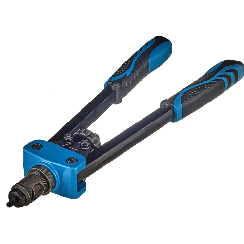 Заклепочник резьбовой РемоКолор двуручный 360 мм, литой корпус, насадки M3, M4, M5, M6, M8, M10 кейс, (шт.) 26-0-006 Заклепочник резьбовой РемоКолор двуручный 360 мм, литой корпус, насадки M3, M4, M5, M6, M8, M10 кейс, (шт.) 26-0-006