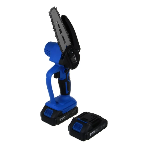 Электропила аккумуляторная РОКОТ, 2АКБ, шина 150 мм, 2.0 Ач Li-ion, пластиковый кейс 691-187 фото 3