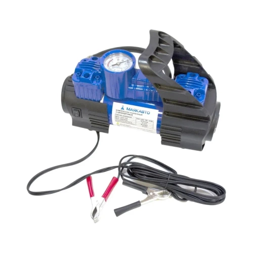 Компрессор МаякАвто АС 615ма, 2-поршневой, усиленный,с LED фонарем, в кейсе ас615ма Компрессор МаякАвто АС 615ма, 2-поршневой, усиленный,с LED фонарем, в кейсе ас615ма