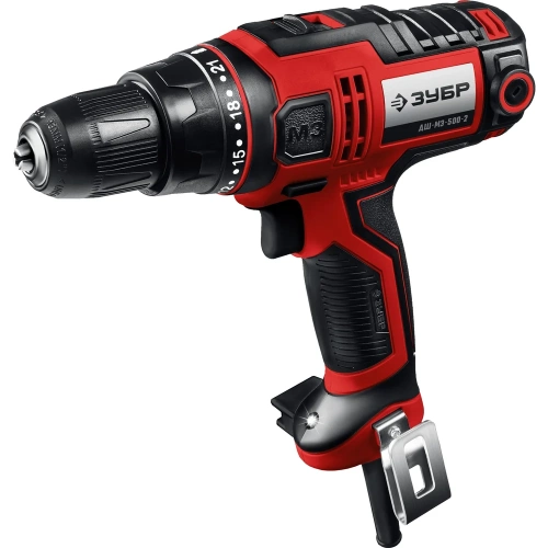 Сетевая дрель-шуруповерт ЗУБР ДШ-М3-500-2 Сетевая дрель-шуруповерт ЗУБР ДШ-М3-500-2