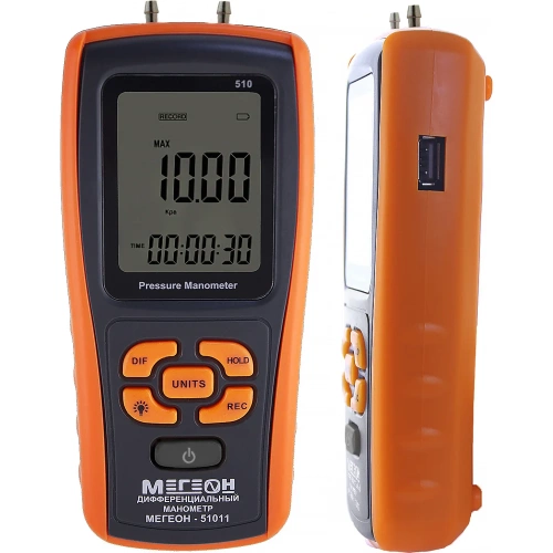 Дифференциальный цифровой манометр МЕГЕОН 51011 к0000016588 фото 4
