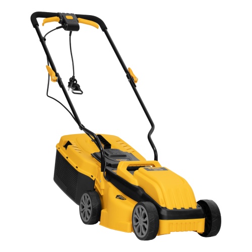 Газонокосилка электрическая GMC-1200, шир.,32см, 1200 Вт, 3 уров., травосб. 30 л Denzel фото 2