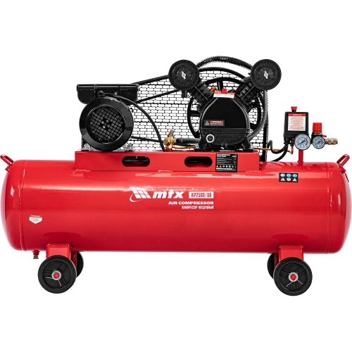 Воздушный компрессор MTX ременной привод кр2500/80, 2,5 квт, 80 литров, 420 л/мин 58022 фото 10 Воздушный компрессор MTX ременной привод кр2500/80, 2,5 квт, 80 литров, 420 л/мин 58022 фото 10