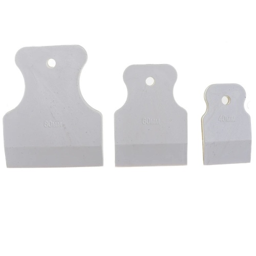 Шпатель резиновый Stayer Master 1027-H3 белый 3 шт