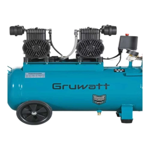 Компрессор воздушный безмасленный GRUWATT КР-50-2BM фото 5