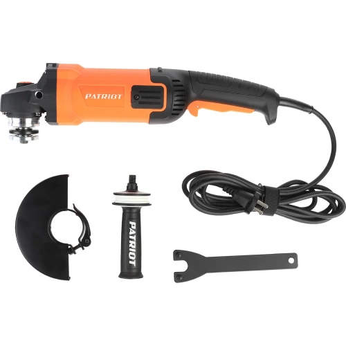 Углошлифовальная машина (УШМ) PATRIOT AG 190 тонкий корпус, пылезащищенная, диск 180 мм 110301180 фото 7 Углошлифовальная машина (УШМ) PATRIOT AG 190 тонкий корпус, пылезащищенная, диск 180 мм 110301180 фото 7