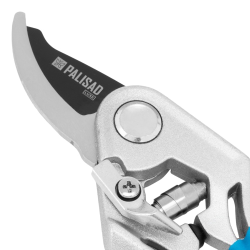 Секатор прямого реза, 205 мм, алюминиевые рукоятки в ПВХ-оболочке, LUXE Palisad фото 5