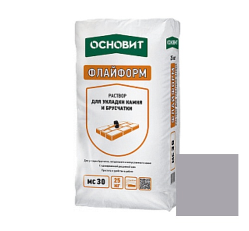 Раствор кладочный Основит Флайформ MC30G 020 серый 25 кг
