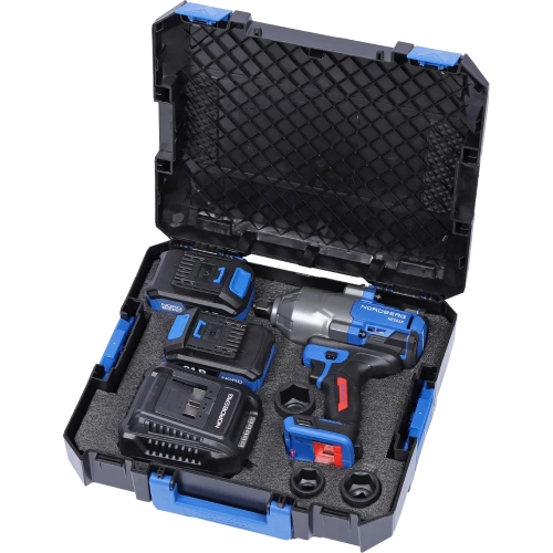 Гайковерт аккумуляторный NORDBERG 1/2, 21В, 1500 Нм с двумя 6A аккум. и зар. уст-вом, в кейсе NE806K-1/2 фото 10