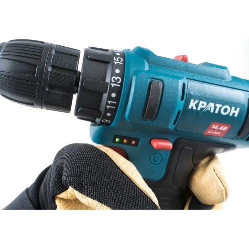 Аккумуляторная дрель-шуруповерт Кратон CDB-14,4-Li-1,5 3 11 01 059 фото 5