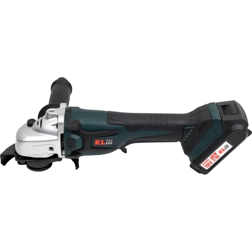 Профессиональная бесщеточная ушм (болгарка) аккумуляторная KLPRO KLAT18B-20 18 v, 2.0 ah, li-ion 14001 фото 3
