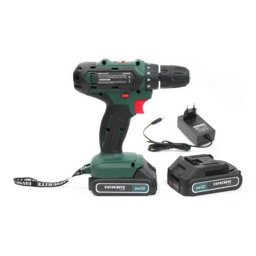 Дрель-шуруповерт аккумуляторная FAVOURITE OBS 21 DC SET 21В, 2Ач, кейс 150121421 фото 6