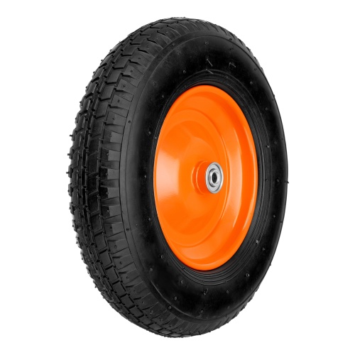 Колесо пневматическое 4.80/4.00-8 D 380 мм, внутренний подшипник D 12 мм, длина оси 90 мм Palisad Колесо пневматическое 4.80/4.00-8 D 380 мм, внутренний подшипник D 12 мм, длина оси 90 мм Palisad