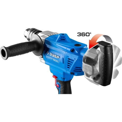 Дрель-миксер Зубр ПРОФЕССИОНАЛ ЗДМ-1200 РММ2 фото 4