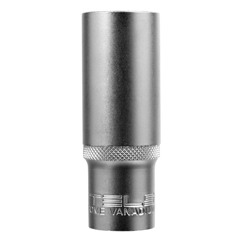 Головка торцевая удлиненная, 21 мм, шестигранная, CrV, под квадрат 1/2 Stels фото 3