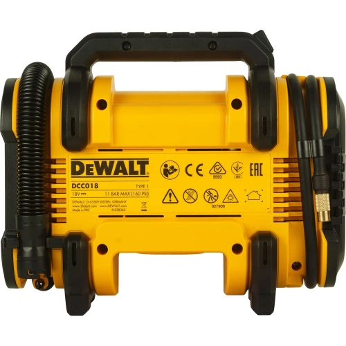 Аккумуляторный компрессор Dewalt DCC018N, 18 В, 11 бар, без АКБ и ЗУ DCC018N-XJ фото 8