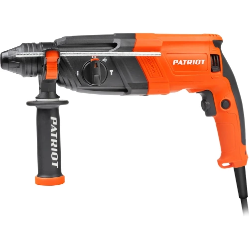 Перфоратор PATRIOT RH 263 SDS+, мощность 880 Вт, 2.9 Дж, 3 режима работы, макс.диаметр 26 мм, глубиномер, кейс 140301324 фото 3