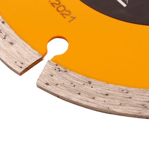 Диск алмазный, отрезной сегментный, 125 х 22.2 мм, сухая резка Denzel фото 3