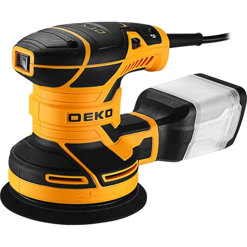 Эксцентриковая сетевая шлифмашина DEKO DK400G с набором оснастки 20шт, 400Вт 085-1100 фото 3 Эксцентриковая сетевая шлифмашина DEKO DK400G с набором оснастки 20шт, 400Вт 085-1100 фото 3