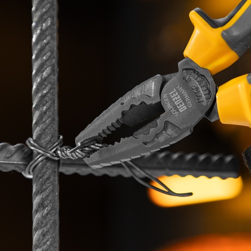 Плоскогубцы комбинированные 165 мм, трехкомпонентные рукоятки Denzel фото 10