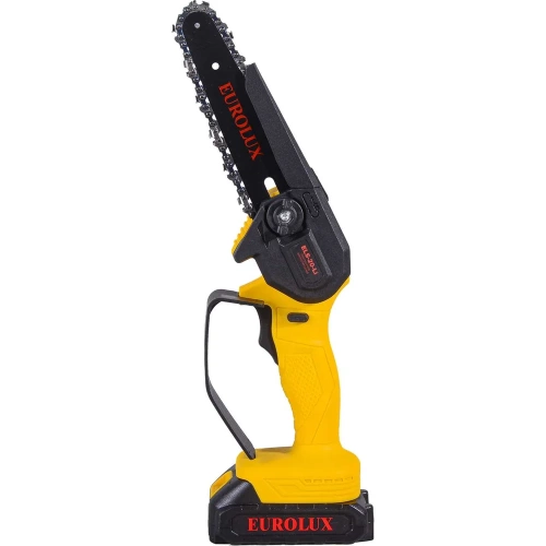Электропила аккумуляторная Eurolux ELS-20-Li с 1 АКБ 2А*ч и ЗУ в комплекте 70/10/56 фото 5
