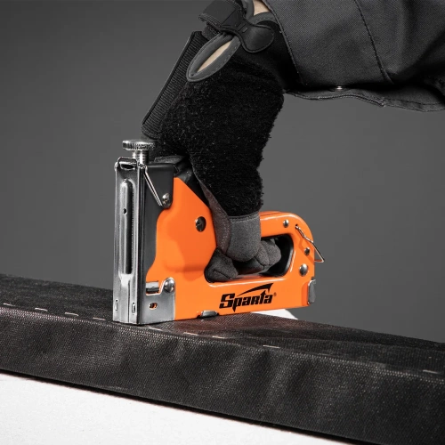 Набор SPARTA степлер мебельный регулируемый, скобы 500 шт, рулетка 2 м, тип скобы 53, 6-14 мм 42003 фото 8 Набор SPARTA степлер мебельный регулируемый, скобы 500 шт, рулетка 2 м, тип скобы 53, 6-14 мм 42003 фото 8