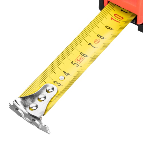 Рулетка Status Magnet 3 fixations,5 м х 25 мм,обрезиненный корпус,зацеп с магнитом Matrix фото 6