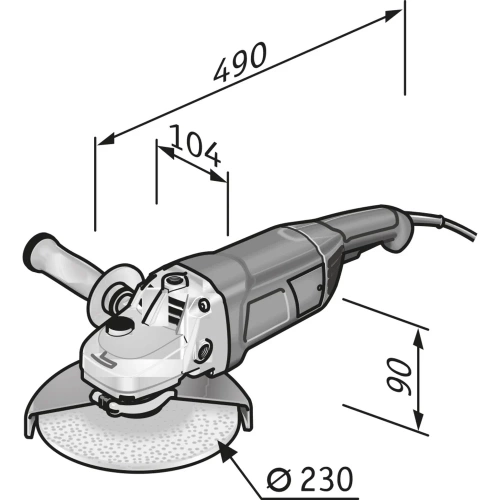 Угловая шлифовальная машина FLEX L 21-6 230 391514 фото 10 Угловая шлифовальная машина FLEX L 21-6 230 391514 фото 10