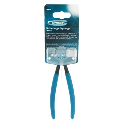 Съемник, 165 мм, для внутренних стопорных колец (19-60 мм) изогнутые губки (сжим) Gross фото 7