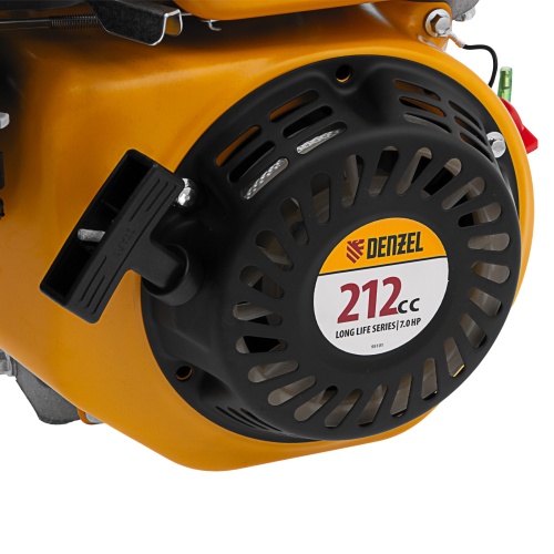 Двигатель бензиновый RX-17K, 7 л.с., 212 см3, горизонтальный вал шпонка 19 мм Denzel фото 10