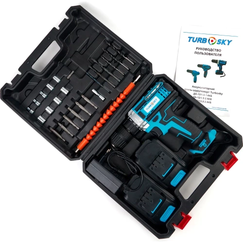 Аккумуляторная дрель-шуруповерт Turbosky ДА-21/2.0 2 АКБ 453 фото 8 Аккумуляторная дрель-шуруповерт Turbosky ДА-21/2.0 2 АКБ 453 фото 8
