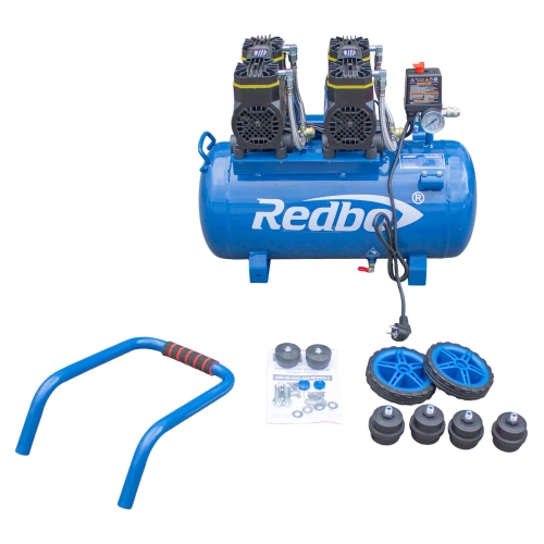 Компрессор безмасляный Redbo 2.4кВт, 210л/мин, 50л, 4 цилиндра, ACN-50/2400-2 39774 фото 9 Компрессор безмасляный Redbo 2.4кВт, 210л/мин, 50л, 4 цилиндра, ACN-50/2400-2 39774 фото 9