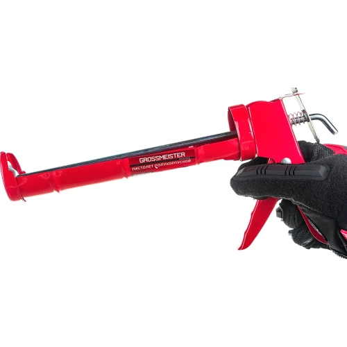 Полукорпусной пистолет GROSSMEISTER Standard, гладкий шток, 310 мл 005402001 фото 7 Полукорпусной пистолет GROSSMEISTER Standard, гладкий шток, 310 мл 005402001 фото 7