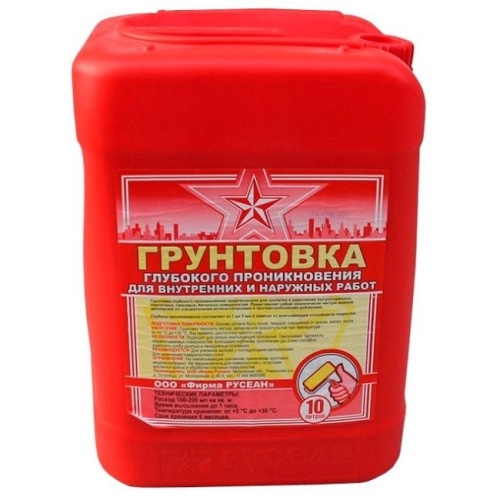 Грунтовка глубокого проникновения Русеан 10 л